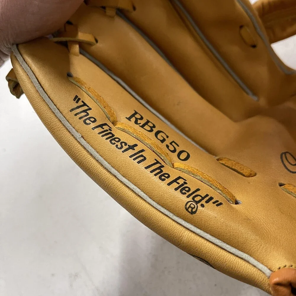 Vintage Rawlings Baseball Glove Mens 12 Brown Ozzie Smith Infield Fastback RBG50